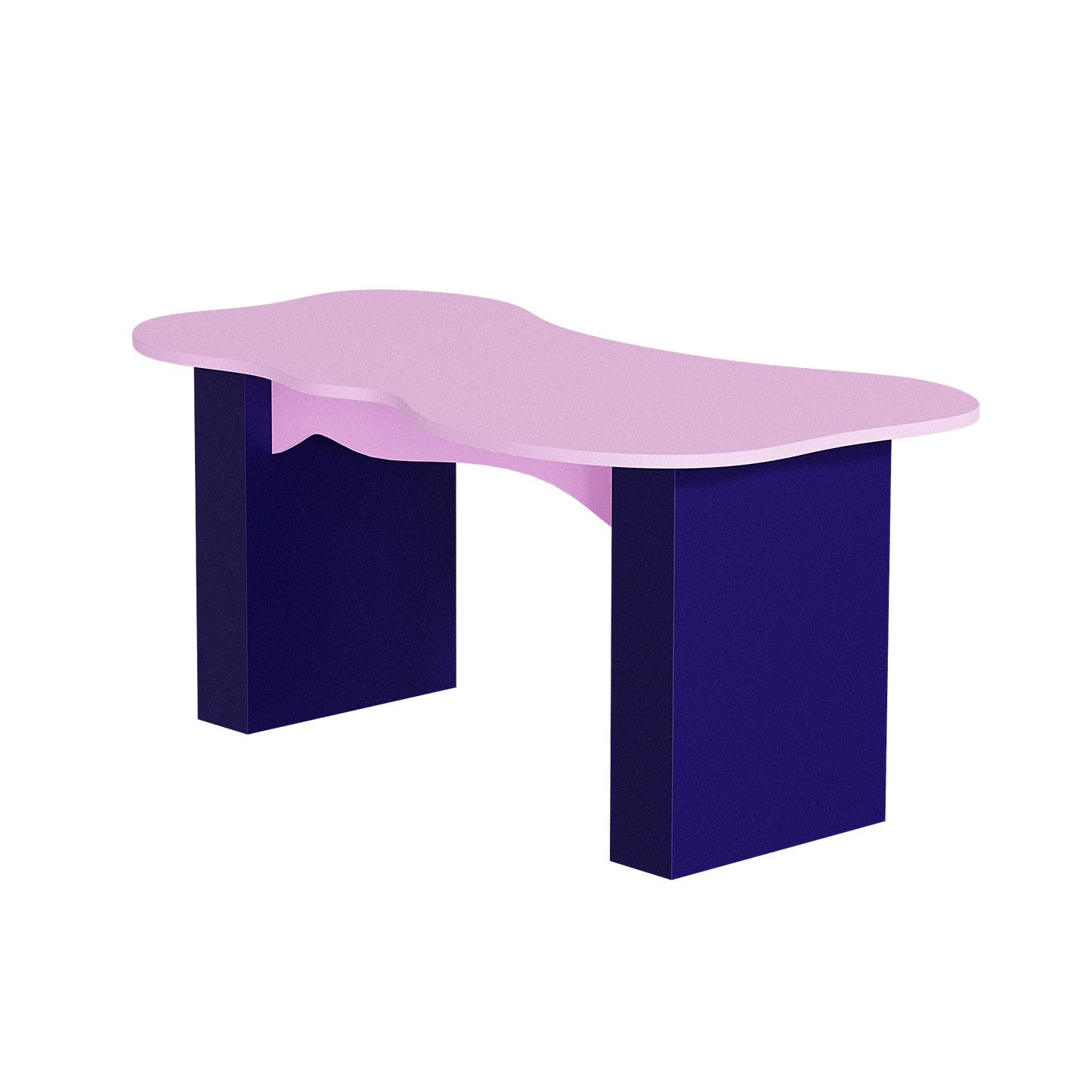Yang Desk Deep Blue & Pink